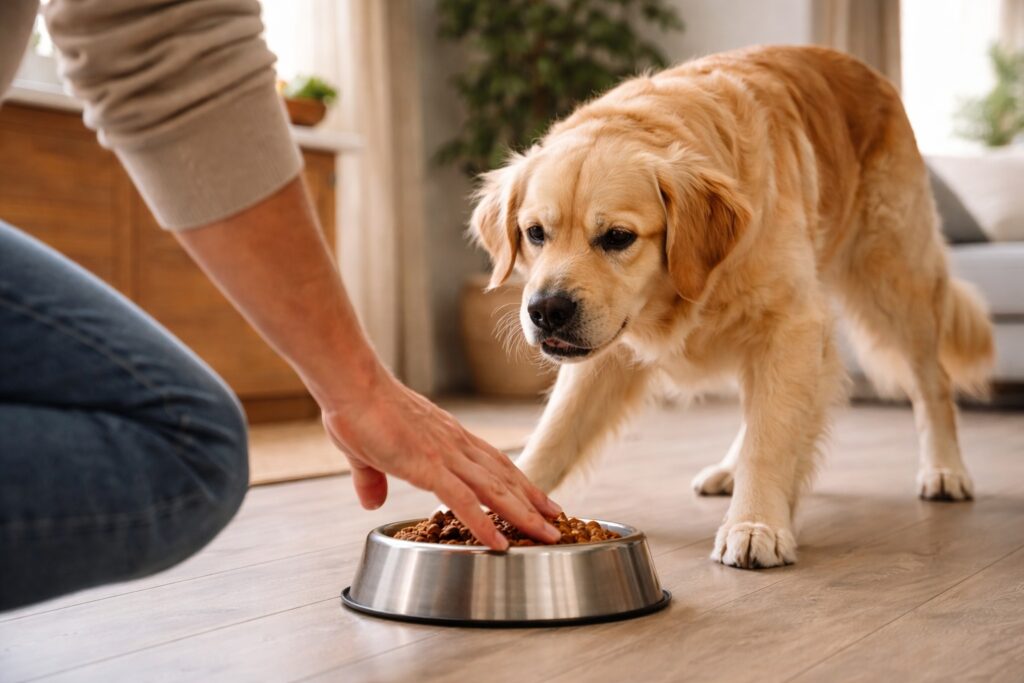 Incorrect handling that worsens resource guarding in dogs