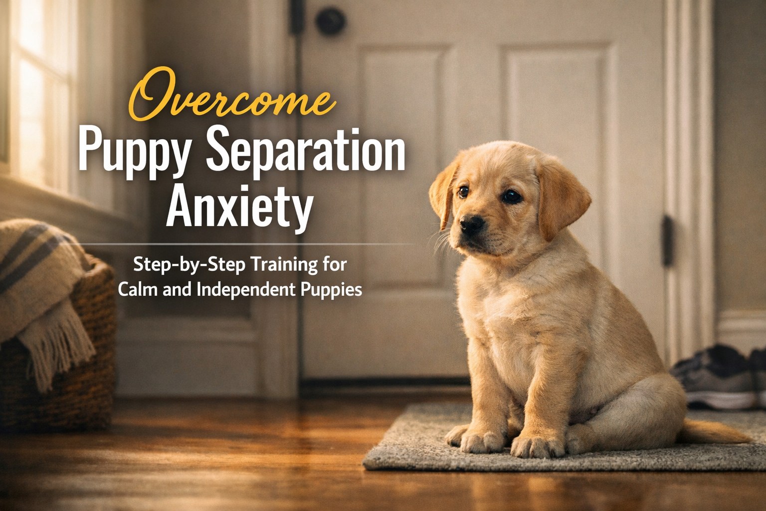 Puppy Separation Anxiety: A Step-by-Step Training Plan That Actually Works