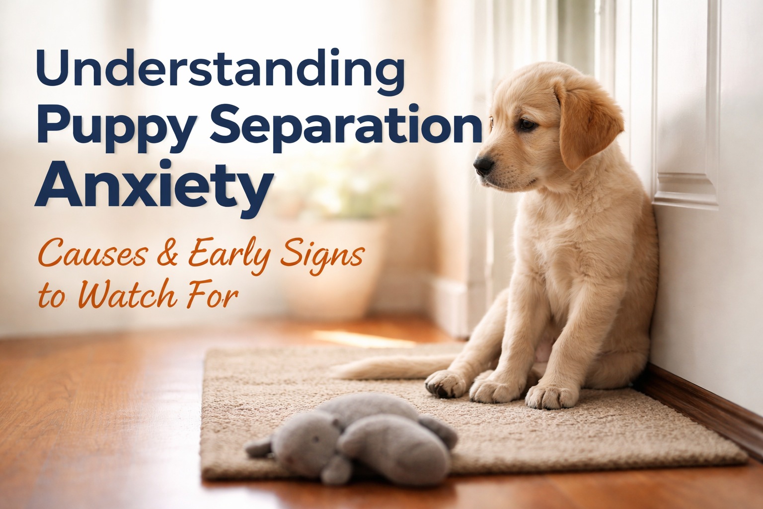Puppy Separation Anxiety: Causes and Early Warning Signs
